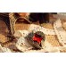 Подвеска Angel Heart Red Gemstone Pendant Necklace